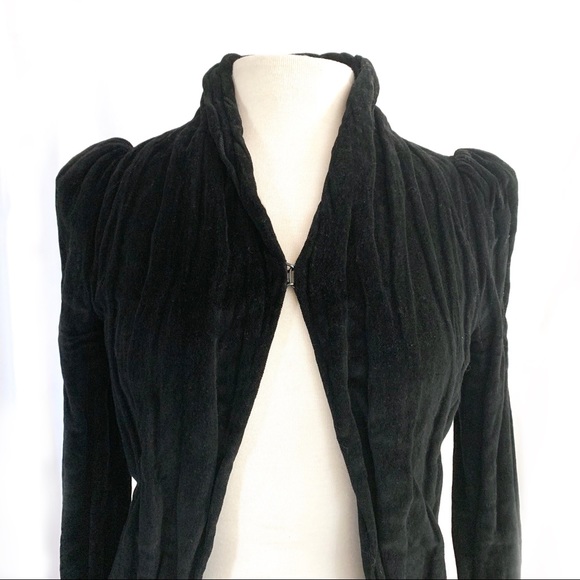Distressed Silk Tailed Rockstar Blazer - Picture 6 of 8